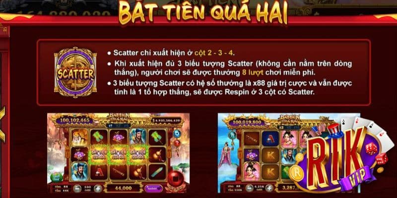 Bát tiên quá hải rikvip: Siêu phẩm quay hũ đổi thưởng 2025